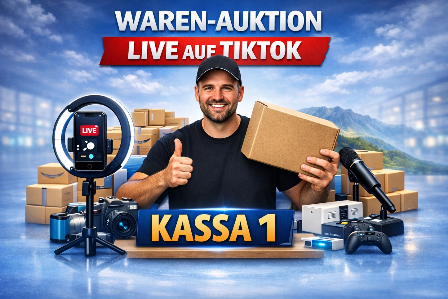TikTok Live Auktion - Kassa 1
