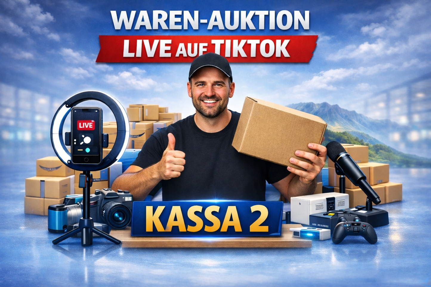 TikTok Live Auktion - Kassa 2